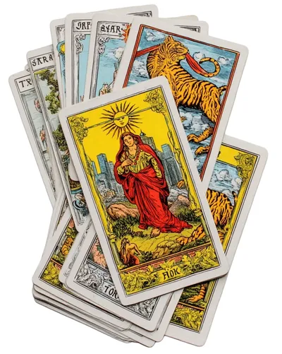 Tarot reading session